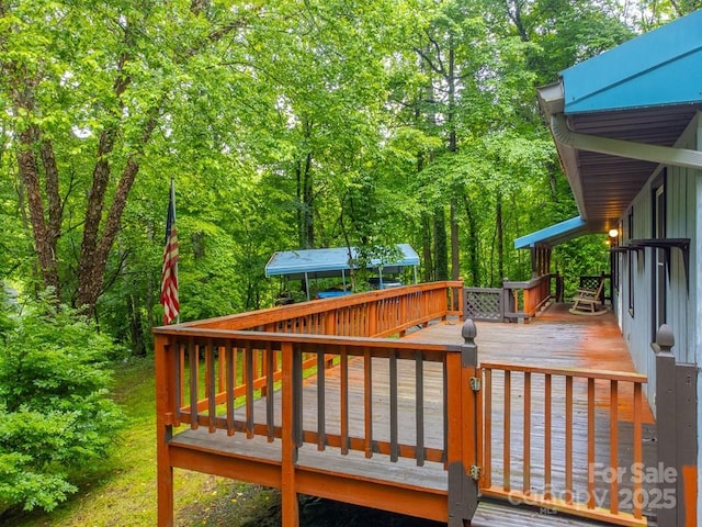 302 Mitchell Rd, Sylva, NC 28779 - view of deck