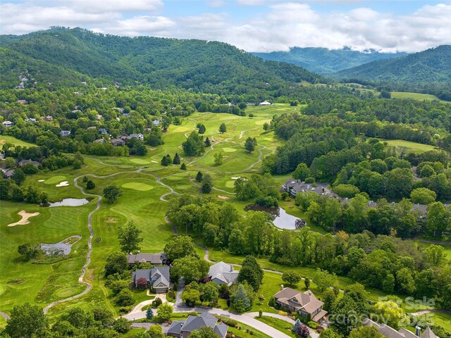 6 Lakeway Cir, Weaverville, NC 28787 - drone / aerial view of a water and mountain view and a golf course