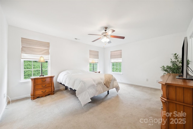 444 Battery Cir, Clover, SC 29710 - bedroom featuring light carpet and a ceiling fan