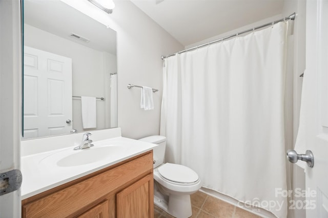 444 Battery Cir, Clover, SC 29710 - bathroom with vanity and tile patterned flooring