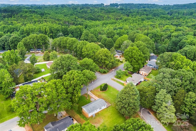 1606 Northwoods Dr, Kings Mountain, NC 28086 - drone / aerial view of a heavily wooded area