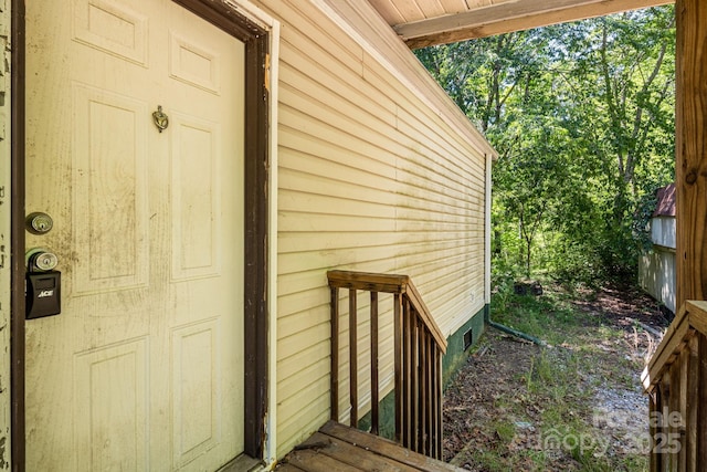 501 Deer Chase Cir, Cedar Mountain, NC 28718 - view of exterior entry