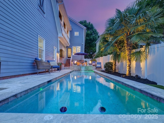 628 Bracket St, Fort Mill, SC 29708 - view of swimming pool featuring a patio area and a fenced backyard