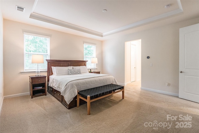 5130 Watersail Way, Clover, SC 29710 - bedroom featuring a raised ceiling, carpet floors, and baseboards