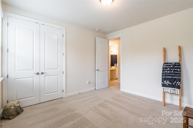5130 Watersail Way, Clover, SC 29710 - unfurnished bedroom with carpet, baseboards, and a closet