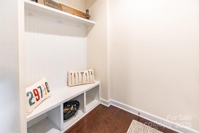 5130 Watersail Way, Clover, SC 29710 - mudroom featuring dark wood finished floors and baseboards