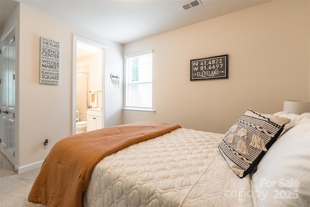 5130 Watersail Way, Clover, SC 29710 - carpeted bedroom with baseboards and ensuite bathroom