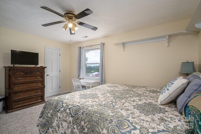 112 Ocean Dr, Shelby, NC 28152 - bedroom with carpet flooring and ceiling fan
