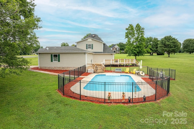 112 Ocean Dr, Shelby, NC 28152 - view of pool featuring a deck and a patio area