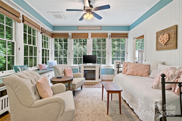 147 Preservation Way, Waynesville, NC 28786 - sunroom with wood finished floors and french doors