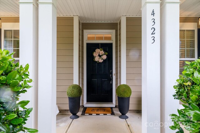 4323 Bright Rd, Charlotte, NC 28214 - entrance to property featuring covered porch