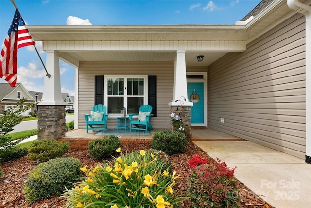 620 River Birch Dr, Salisbury, NC 28146 - view of exterior entry featuring covered porch
