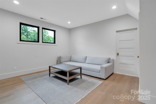 38 Thistle Ln, Fletcher, NC 28732 - living room with light wood-style floors, recessed lighting, and baseboards
