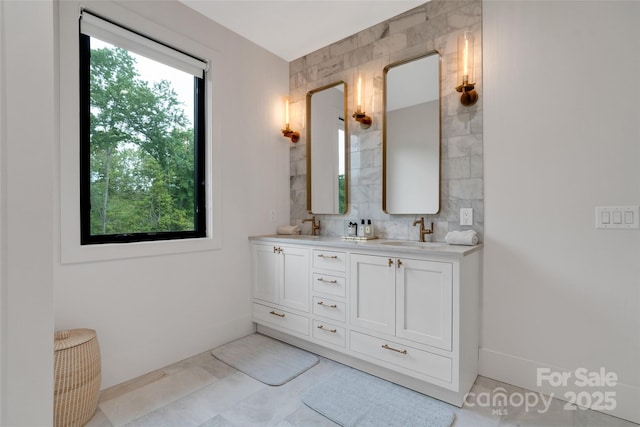 38 Thistle Ln, Fletcher, NC 28732 - full bathroom featuring double vanity
