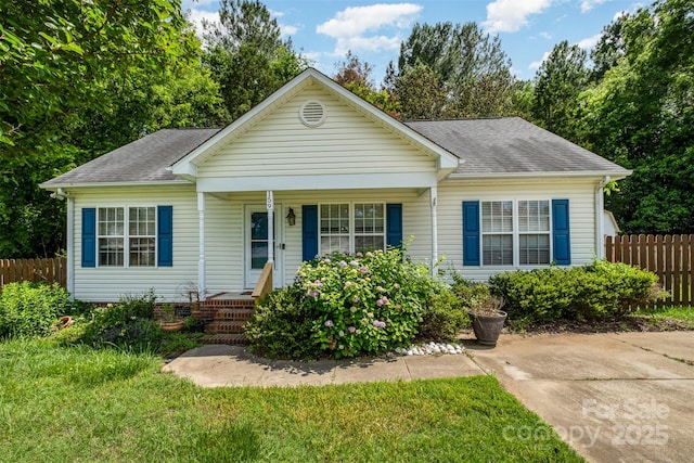 159 Pitts School Rd NW, Concord, NC 28027 - view of front of property featuring covered porch and a shingled roof