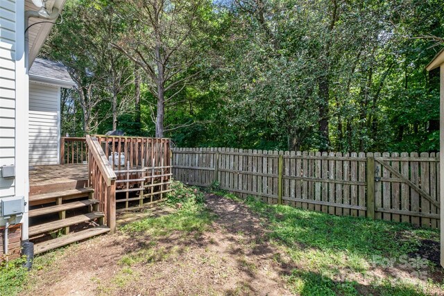 159 Pitts School Rd NW, Concord, NC 28027 - fenced backyard featuring a deck