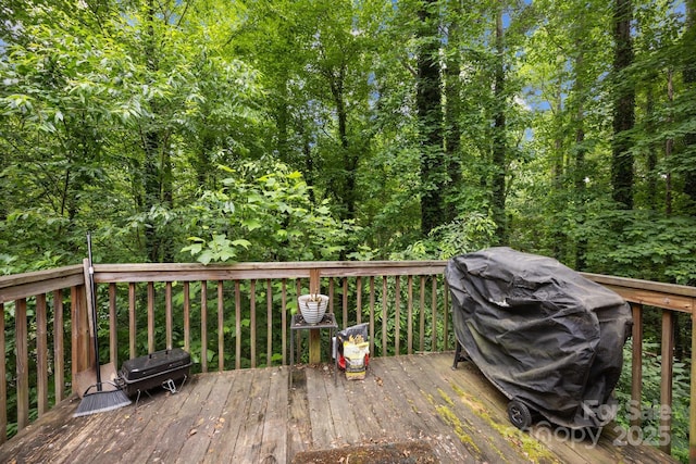 112 Cordella Rd, Candler, NC 28715 - view of wooden deck