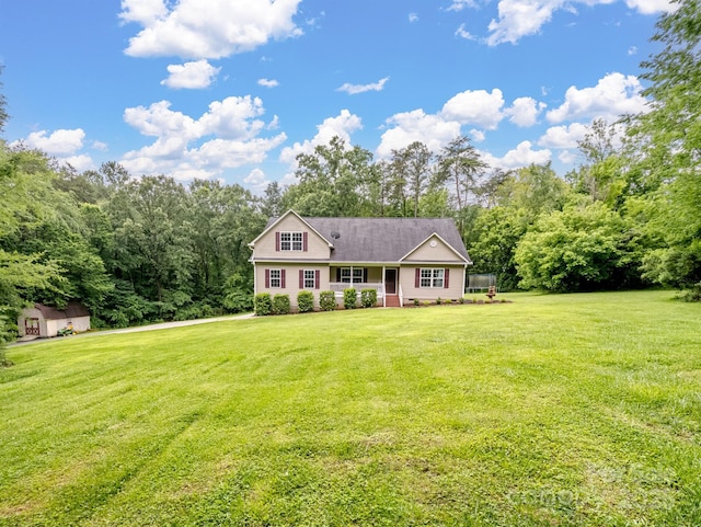 5369 Concord Rd, York, SC 29745 - view of front facade with a front lawn