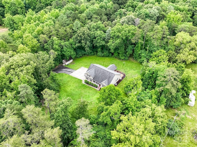 5369 Concord Rd, York, SC 29745 - view from above of property featuring a heavily wooded area