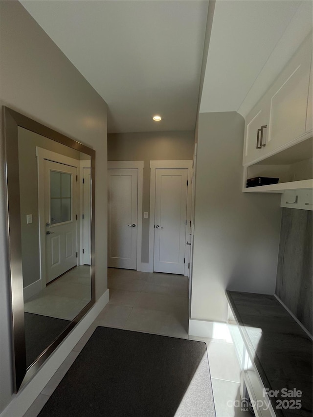 1427 Kinks Ln Unit 47, Maiden, NC 28650 - hallway featuring recessed lighting and light tile patterned floors