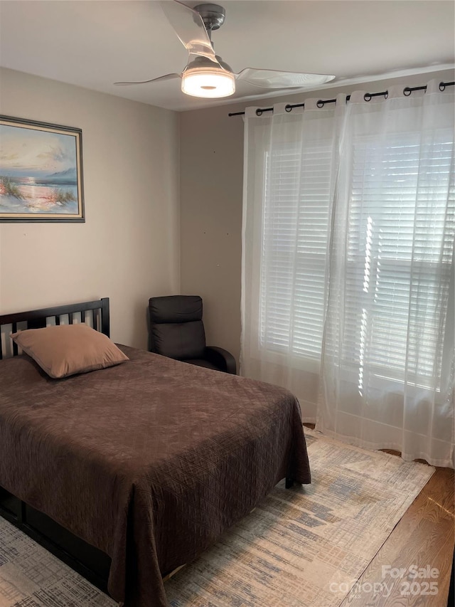 1427 Kinks Ln Unit 47, Maiden, NC 28650 - bedroom with wood finished floors and ceiling fan