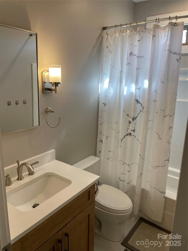 1427 Kinks Ln Unit 47, Maiden, NC 28650 - full bathroom with toilet, vanity, and shower / bath combo
