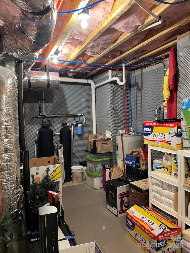 1427 Kinks Ln Unit 47, Maiden, NC 28650 - unfinished below grade area with gas water heater