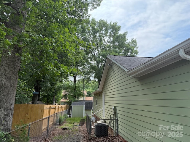 6300 Fox Hunt Rd, Indian Trail, NC 28079 - view of home's exterior with roof with shingles and cooling unit