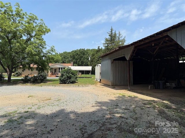 6018 Unionville Rd, Monroe, NC 28110 - view of yard featuring an outbuilding