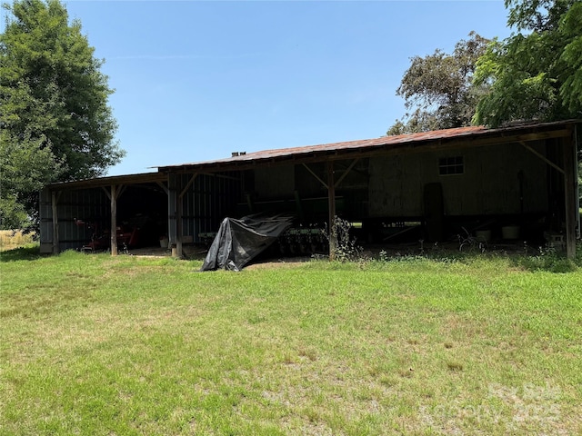 6018 Unionville Rd, Monroe, NC 28110 - view of pole building with a lawn