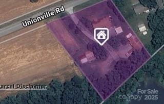 6018 Unionville Rd, Monroe, NC 28110 - map / location with property parcel outlined