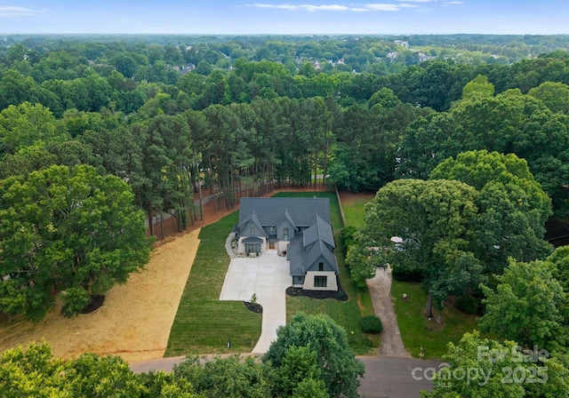 20000 Schooner Dr, Cornelius, NC 28031 - aerial view of property and surrounding area with a forest