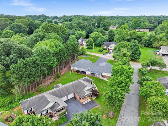 2561 26th Ave NE, Hickory, NC 28601 - bird's eye view of a heavily wooded area