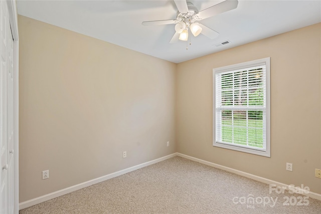 2561 26th Ave NE, Hickory, NC 28601 - unfurnished room with carpet floors, baseboards, and a ceiling fan