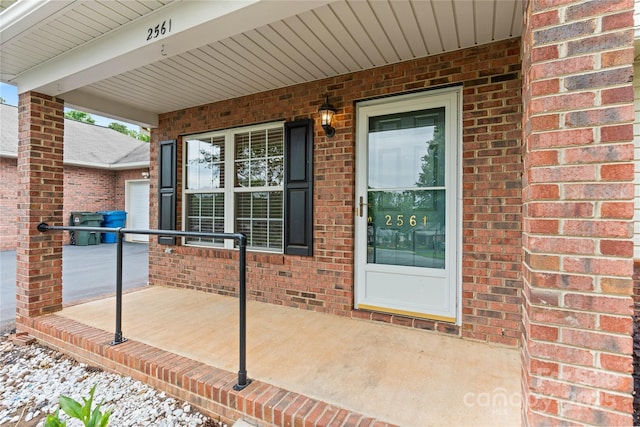 2561 26th Ave NE, Hickory, NC 28601 - doorway to property with a porch and brick siding