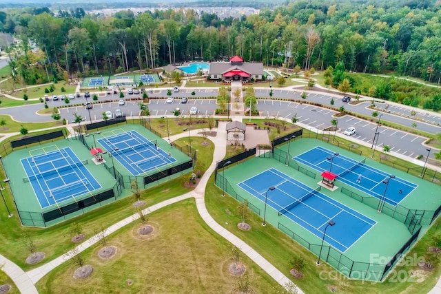 1467 Tranquility Blvd, Lancaster, SC 29720 - bird's eye view of a forest