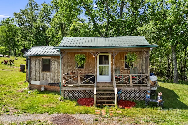 410 Fork Mountain Rd, Bakersville, NC 28705 - view of outdoor structure featuring a porch