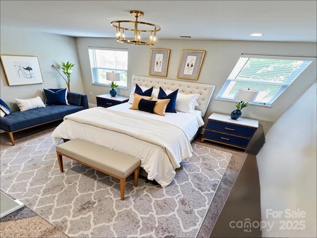 1510 Old Rivers Rd Unit 171, Concord, NC 28027 - bedroom featuring a chandelier