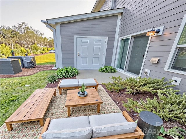 1510 Old Rivers Rd Unit 171, Concord, NC 28027 - view of exterior entry featuring a yard