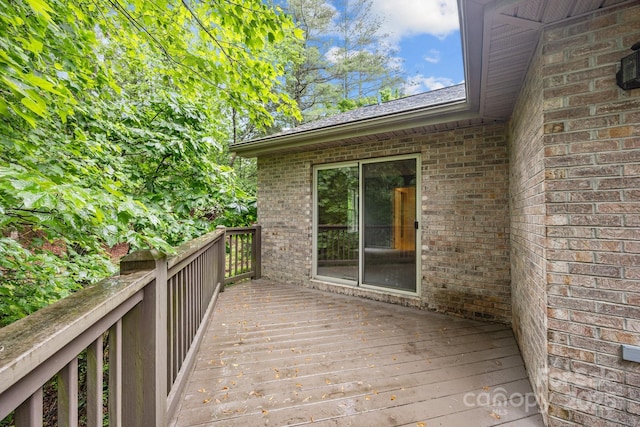 206 Pine Knot Trl, Hendersonville, NC 28739 - view of deck