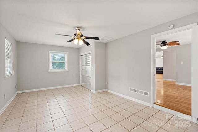 1810 13th Ave NE, Hickory, NC 28601 - unfurnished room with ceiling fan and a smoke detector