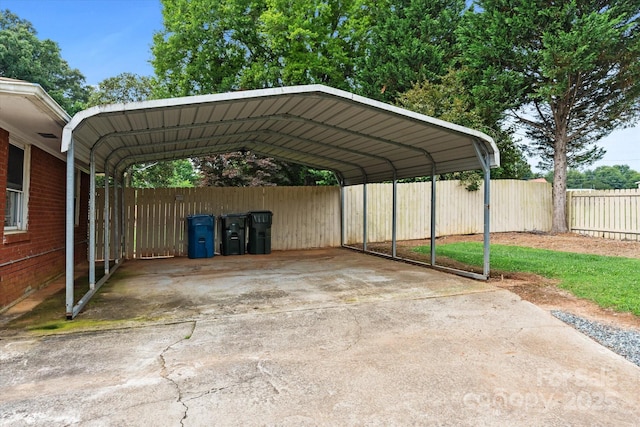 1810 13th Ave NE, Hickory, NC 28601 - view of parking featuring a carport