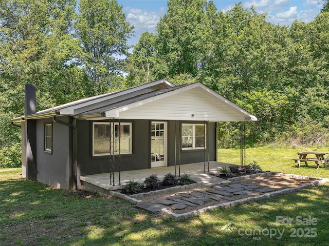 15 Burtiller Ln, Fletcher, NC 28732 - view of front facade with a front lawn