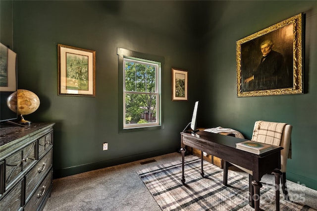 109 Druid Dr, Asheville, NC 28806 - office area with carpet flooring and baseboards