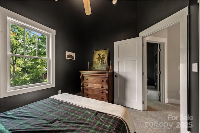 109 Druid Dr, Asheville, NC 28806 - carpeted bedroom featuring ceiling fan and baseboards