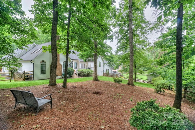 14831 Charterhouse Ln, Huntersville, NC 28078 - view of yard