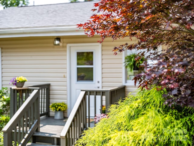 64 Mclain St, Asheville, NC 28803 - view of wooden deck