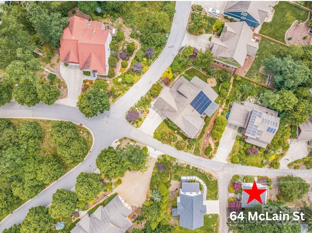 64 Mclain St, Asheville, NC 28803 - aerial perspective of suburban area
