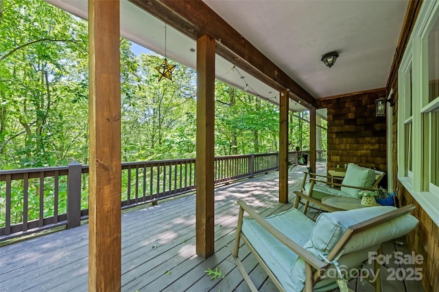823 Turtle Creek Rd, Sylva, NC 28779 - view of wooden deck