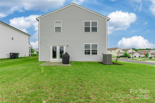 3073 Langhorne Ave SW, Concord, NC 28027 - back of property featuring cooling unit and a yard